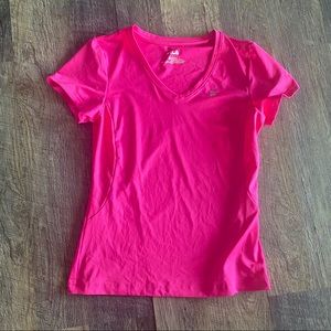 Pink athletic tee